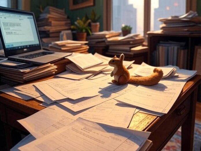 Untangling loans, safeguarding credit in cozy desk setup.