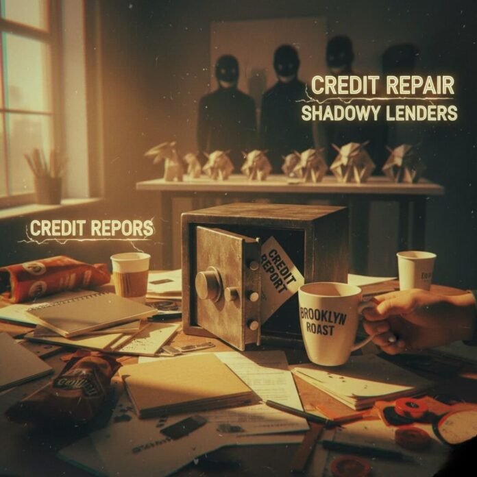 A person digging through a messy desk. A person digging through a messy desk.